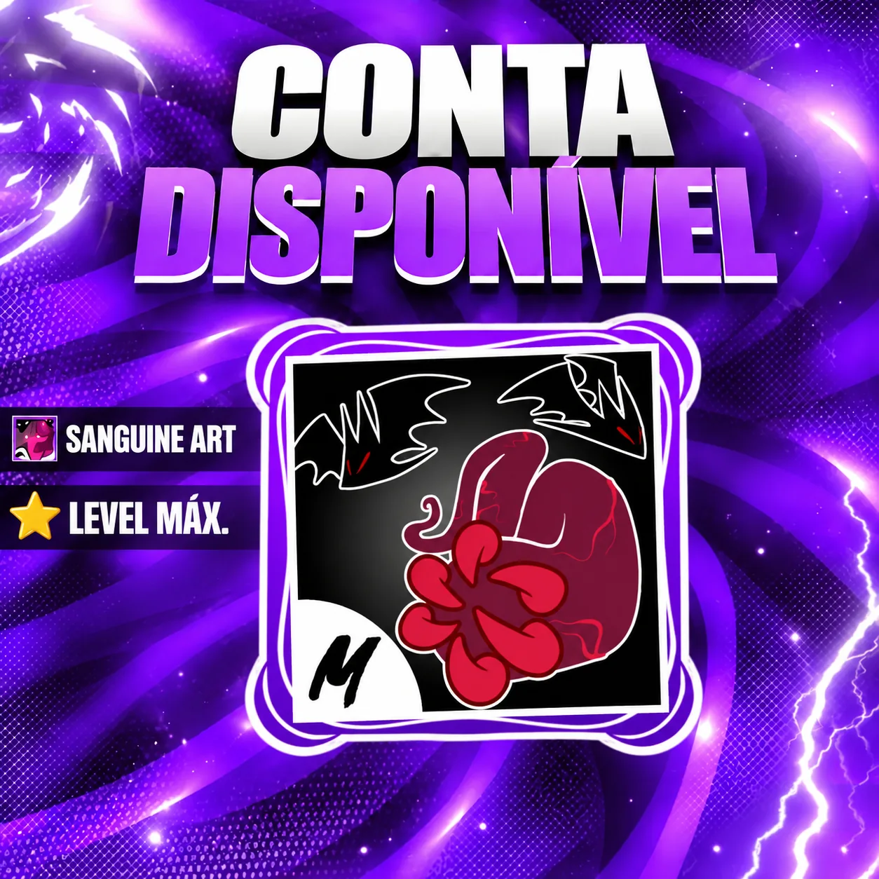 『 ⚔️ 』 SANGUINE ART + LEVEL MÁX