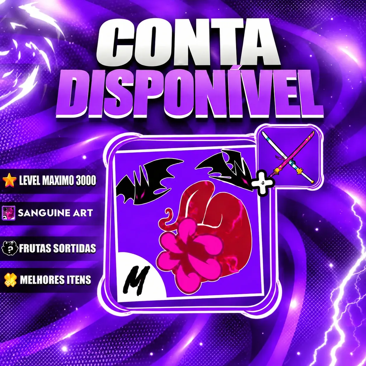 『 ⚔️ 』 SANGUINE ART + LEVEL MÁX